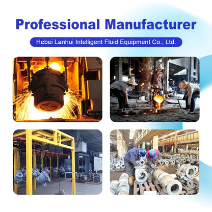 LANHUI High Quality DN100 Flange Ball Valves Manual Water OEM Customizable Safety Competitive China Manufacturer's Prices