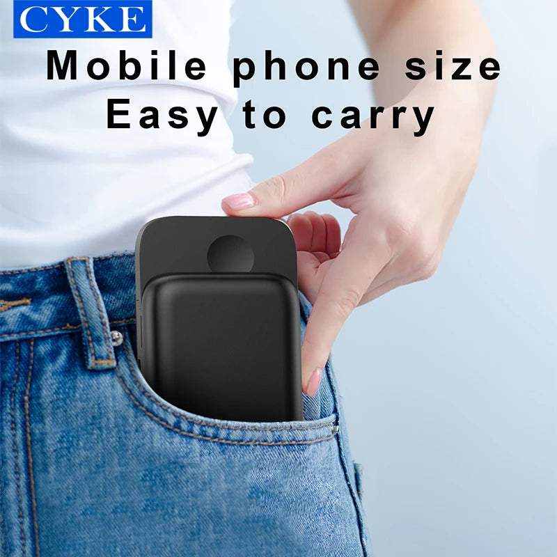 CYKE 3-in-one 15W Fast Wireless Charger V8 Magnetic Folding Phone Stand Watch Collapsible Wireless Charging Station for AirPods