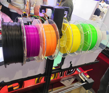 5-in-1 Large Industrial 3D Color Printer with 5 Extruders  Wi-Fi Die Mold & PLA Material Support for 3D Printing