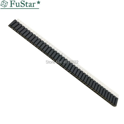 5pcs 1*40 Single Row Female Socket Plug Round Hole 1x40 7mm high. Pin 2.54 mm Board To Board Connector