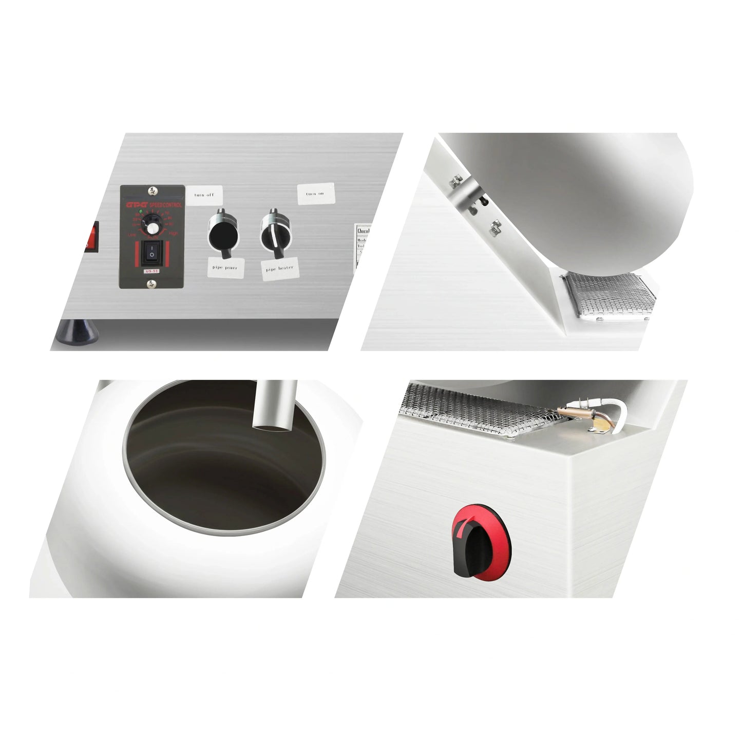 Automatic Small Chocolate Enrobing Machine Chocolate Bathing Machine Chocolate Enrober