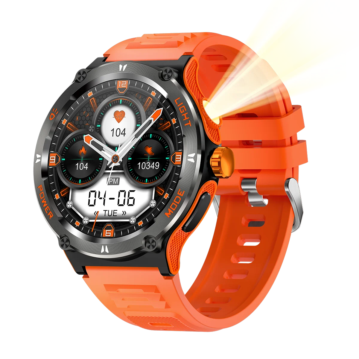 KT76 Da Fit Sport Smart Watch for Men 2024 High Quality 1.53\" HD Music Control Blood Pressure Heart Monitor Silicone Magnetic