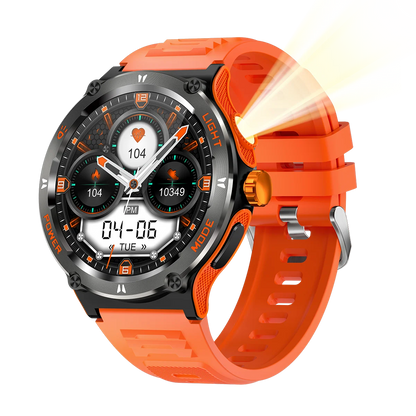 KT76 Da Fit Sport Smart Watch for Men 2024 High Quality 1.53\" HD Music Control Blood Pressure Heart Monitor Silicone Magnetic