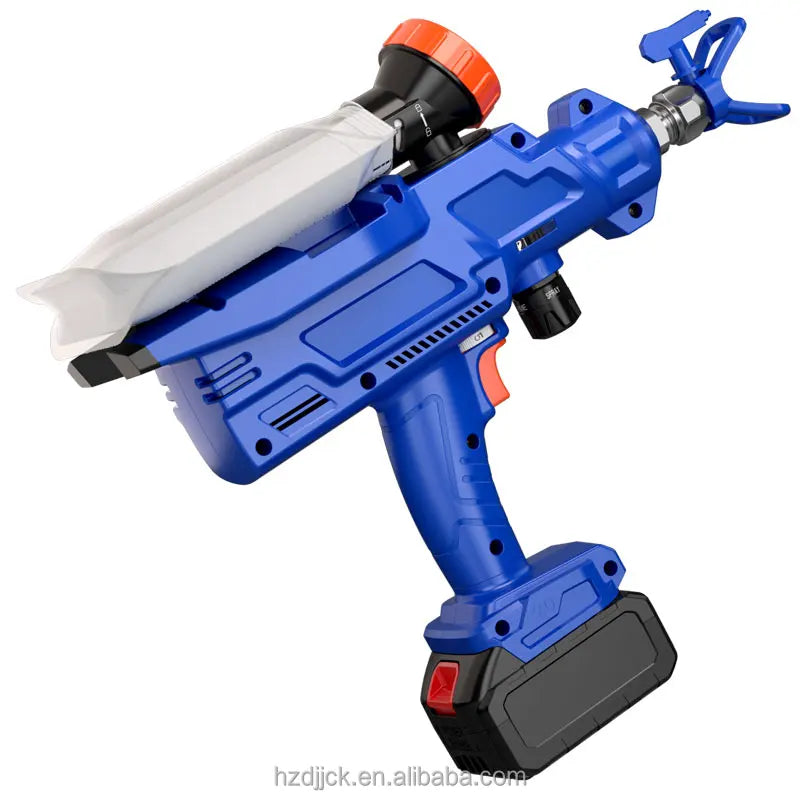 Hanxuan Model 680 Lithium Battery High Voltage Airless Spray Gun DIY 21V Paint Coating Latex Sprayer Handheld Brushless Motor