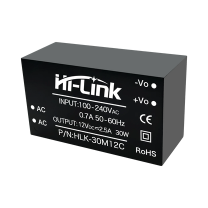 30M12C 30M15C 30M24C 30W Power Moduleto 12V 24V 2.5A 1250mA Output Power Supply Module PCB Transformer Input Voltage 85~265Vac