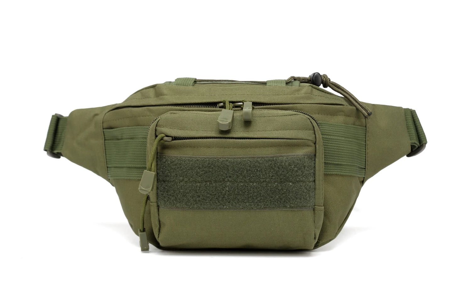Camouflage Chest Daypack Single Crossbody Strap Waterproof Polyester Tactical Waist Bag for Outdoor Sports Zipper Closure