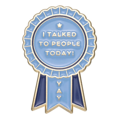 Awkward Worst Medal Brooches Badge Sarcastic Quotes Funny Enamel Pins Clothes Collar Lapel Badge Jewelry Pin for Backpack Hat