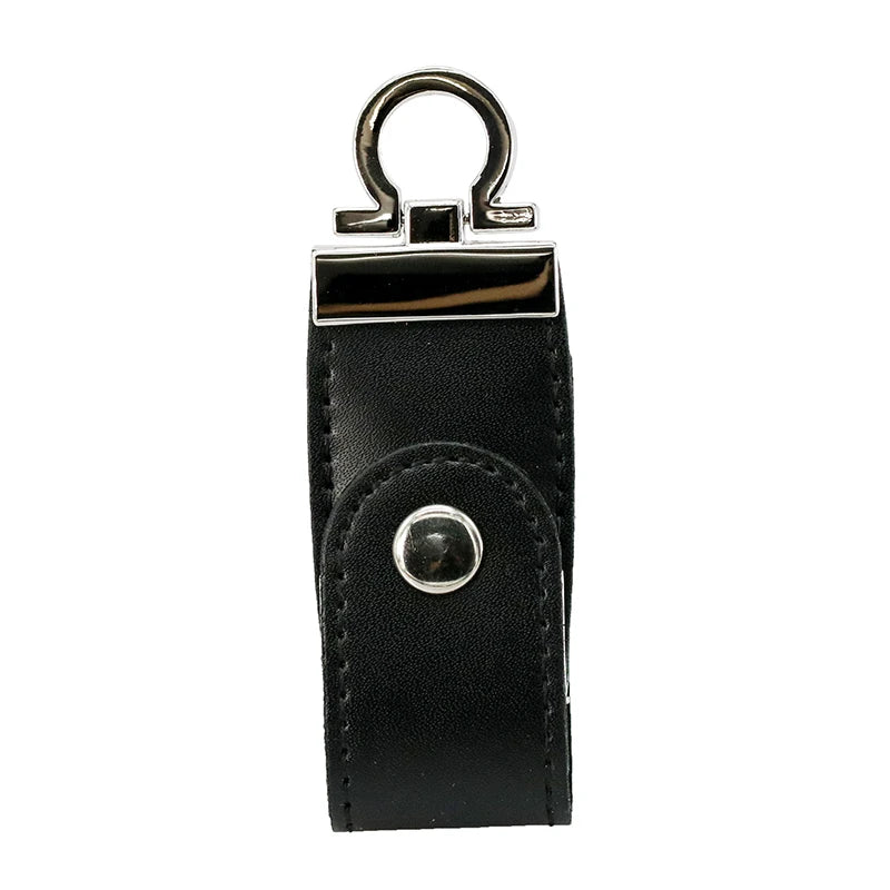 Pendrive 256GB USB Flash Drive Leather with Metal Keychain 64GB 32GB 8GB Business Usb Memories Disk 128GB Pen Drive Memory Stick