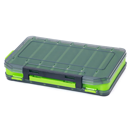 19.5*13.5*3.5cm Professional Lure Bait Double-sided Storage Fishing Gear Box Fishing Supplies Accessories Fishing Tool Box