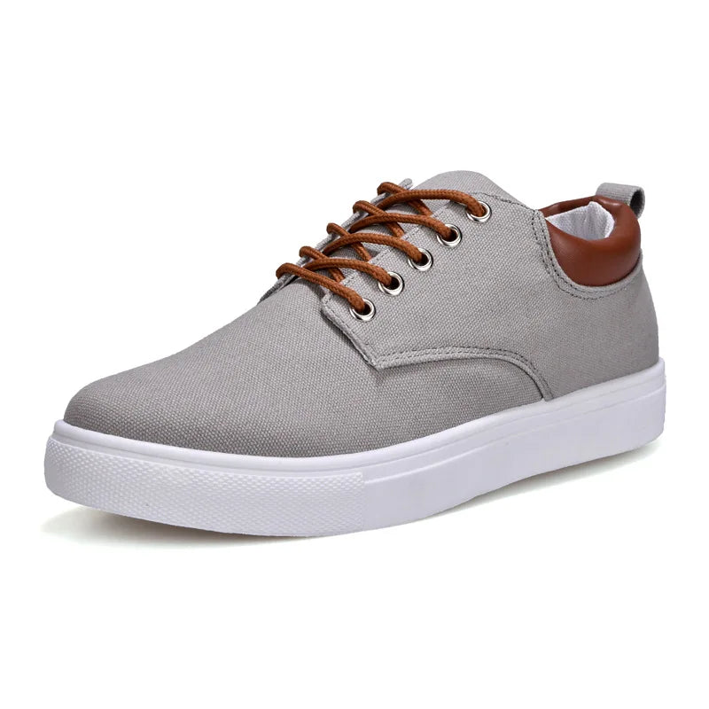 Shoes Men New Style 2024 Walking Shoes Casual Canvas Plus Size 48 Board Height Increasing Shoes