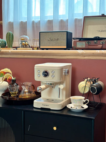 For Original Design 04E White Electric 220V Semi-auto Espresso Machine Capsule Coffee Maker 1.5L Household Brew System
