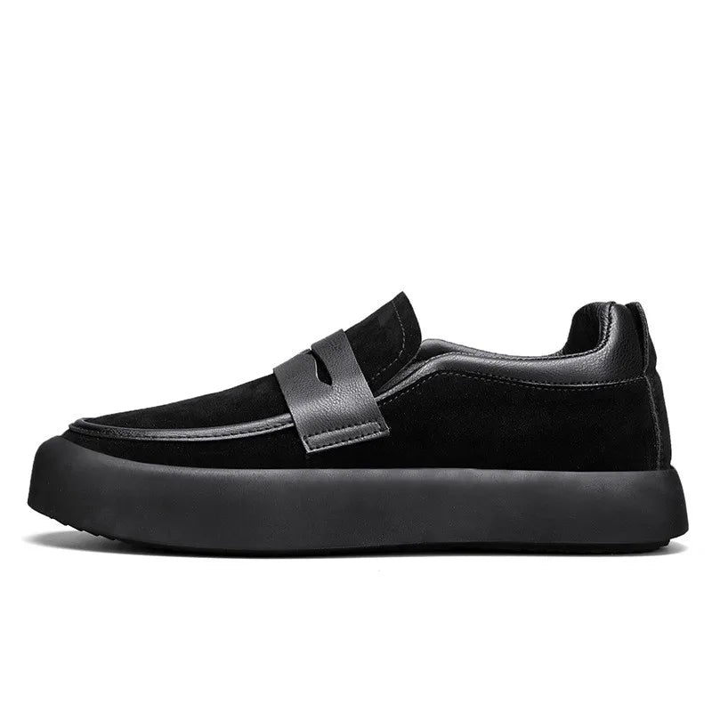 New Breathable Little White Shoes Men's Trend Everything Inside Heightener Sports Shoes Casual Running Daddy Shoes