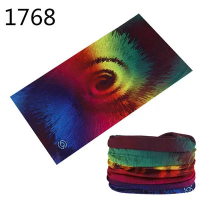 100% Polyester Solid color Microfiber Tubular Multifunction Motorcycle Scarf sports Headband Seamless Tube Bandanas Face Mask