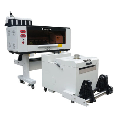 Yinstar A3 30cm DTF Printer 2 Heads I3200A1 DTF 12 Inch Powder Shaker Machine Home Use Automatic