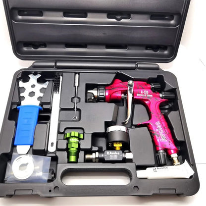 Auto Paint Spray Gun U-Shaped Nozzle Low Pressure High Atomization Gravity Type Pneumatic Upper Pot Customizable OEM Plastic