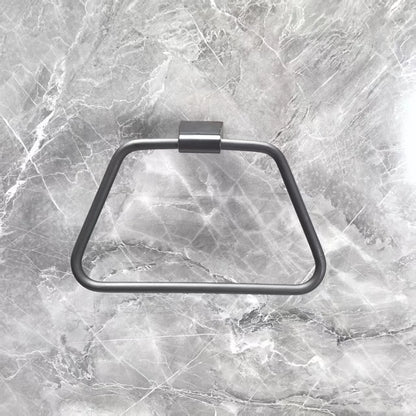 2025 Premium Minimalist Black Stainless Steel Wall Mount Towel Ring