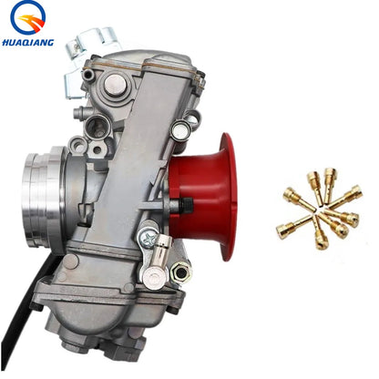New Hot Metal FCR 39 High Performance Carburetor for KLX400 DRZ 400S Racing Slant Side ATV Modified Motorcycle