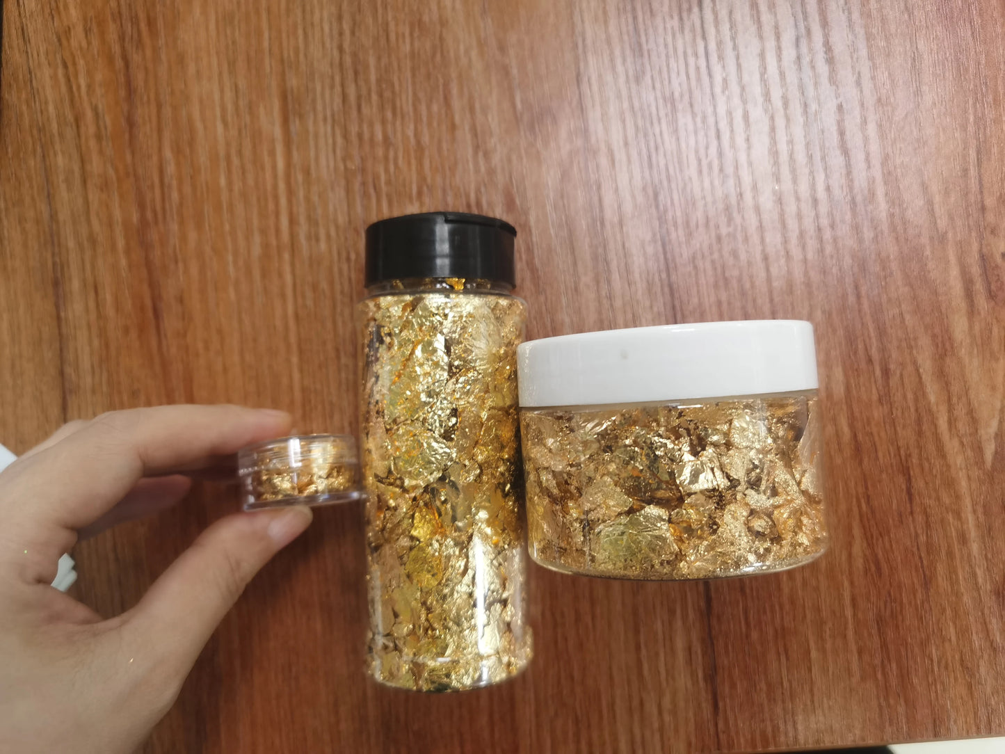 Nail Gold Foil Flakes for Resin Gilding Metal Gold Silver Leaf Flakes for Nails Art Slime-for Diwali Graduation Decorations 1kg
