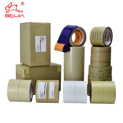 Wholesale Factory Custom PE Eco-Friendly Degradable Self Adhesive Packaging Kraft Paper Packing Tape