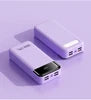 High Quality Portable Big Capacity 26800 Mah LED Digital Display 4USB Type-C Output  PD22.5W Fast Charging Power Bank 26800mAh