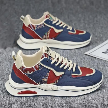 New Trendy Soft Soled Sports and Leisure Shoes for Men, Thick Soled Height Increasing Men's Shoes