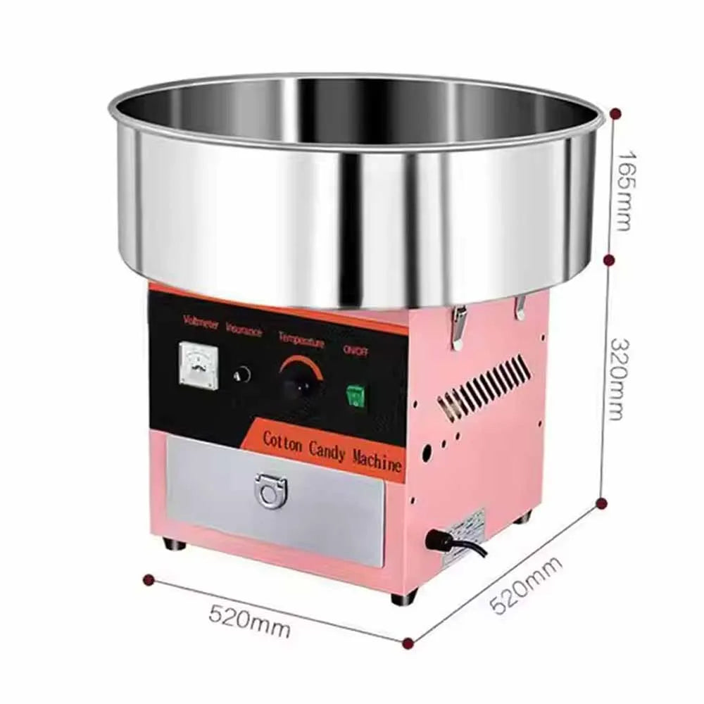 XEOLEO Commercial Electric Cotton Candy Making Machine Tabletop Cotton Candy Machine Automatic Candy Cotton Maker Portable