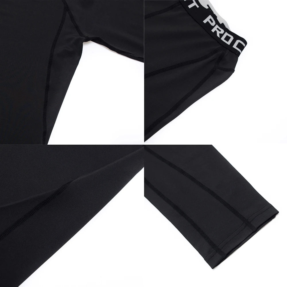 Men's Thermal Underwear Set MMA Tactics Leggings Solid Color Costume Compress Fitness Long Johns Men Winter Brands  Men