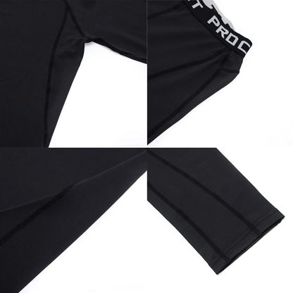 Men's Thermal Underwear Set MMA Tactics Leggings Solid Color Costume Compress Fitness Long Johns Men Winter Brands  Men