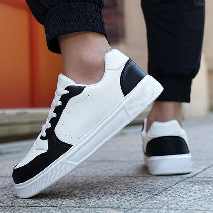 High Quality Casual Shoes Lace up Lightweight Comfortable Breathable Couple's Board White Men's Women's Walking Sneakers