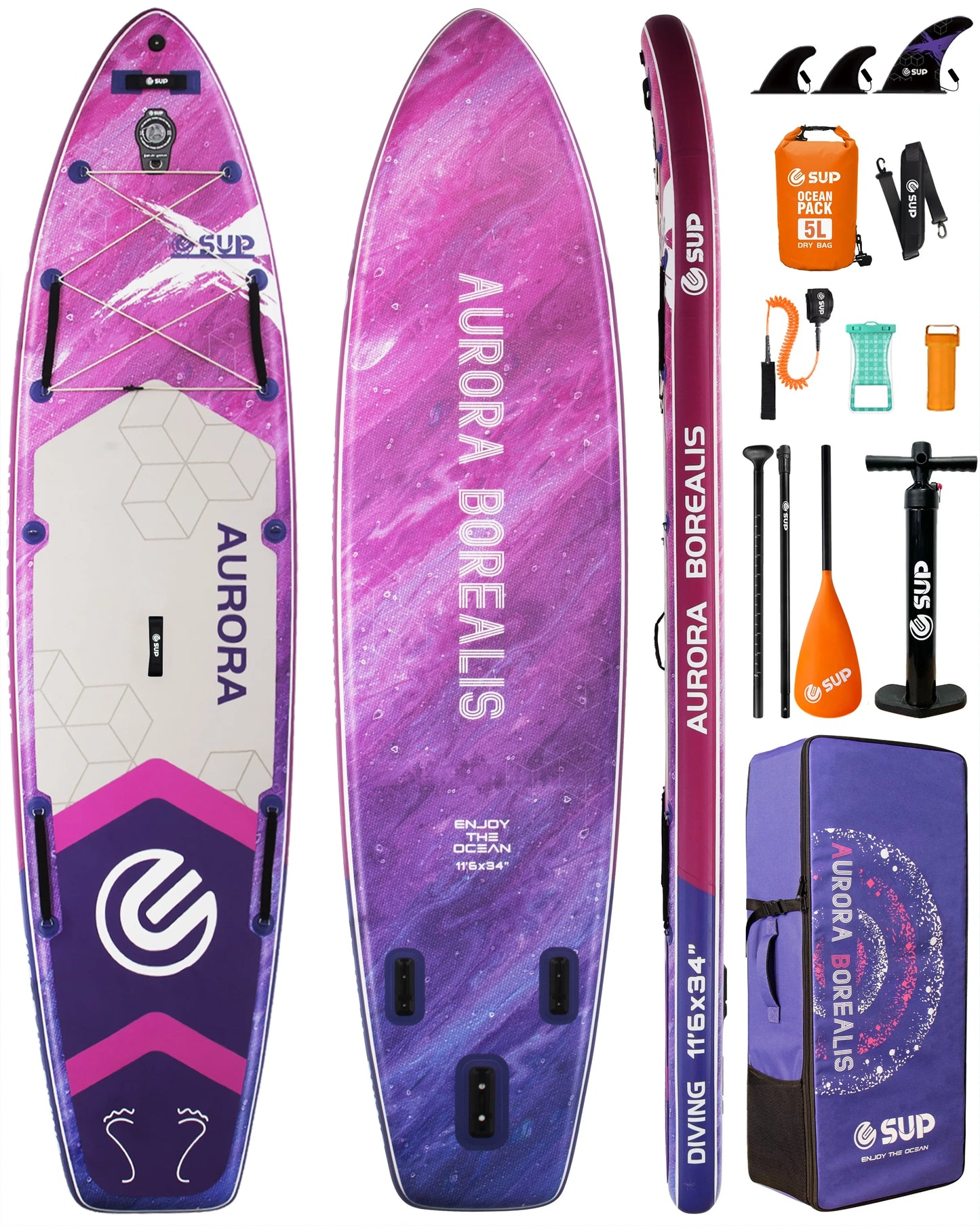 ESUP 350 extra Wide  Inflatable Paddle Board for Beginner  US Warehouse 430 Lbs Capacity Stand up Paddleboards  for Family