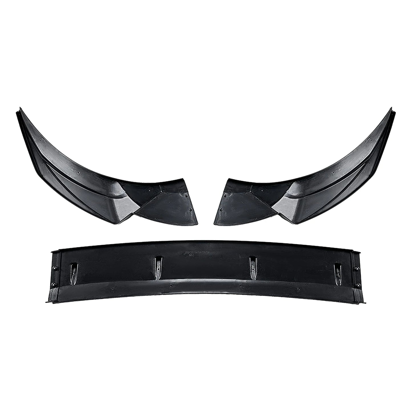 Car Front Bumper Spoiler Bodykit for Audi A4 S4 B9.5 Sline 2020-2024 Gloss Black