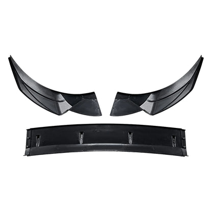 Car Front Bumper Spoiler Bodykit for Audi A4 S4 B9.5 Sline 2020-2024 Gloss Black