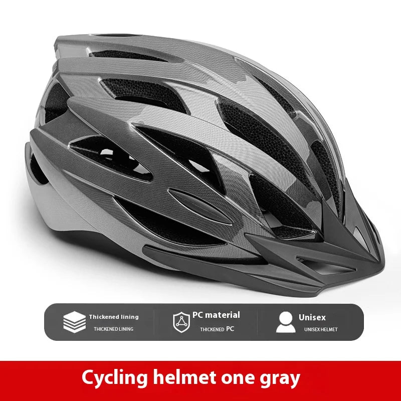 Wholesale Dual Sport Cycling Helmet  One-Piece Plastic Design for Road Mountain Bike Riding for Adult