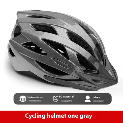 Wholesale Dual Sport Cycling Helmet  One-Piece Plastic Design for Road Mountain Bike Riding for Adult