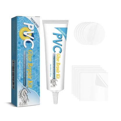 Yegbong Pool Repair Kit Transparent Adhesive Waterproof Inflatable Toy Accessories for Crack Leakage Air Cushion Tent Subsidy