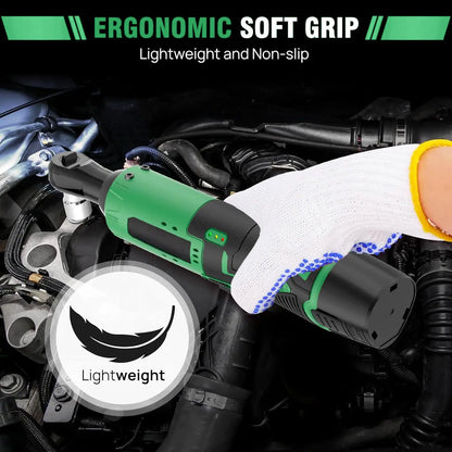 Battery Powered 12V Ratchet Wrench Electric Impact Wrench DIY Grade 45Nm Torque for Car Local US Warehouse