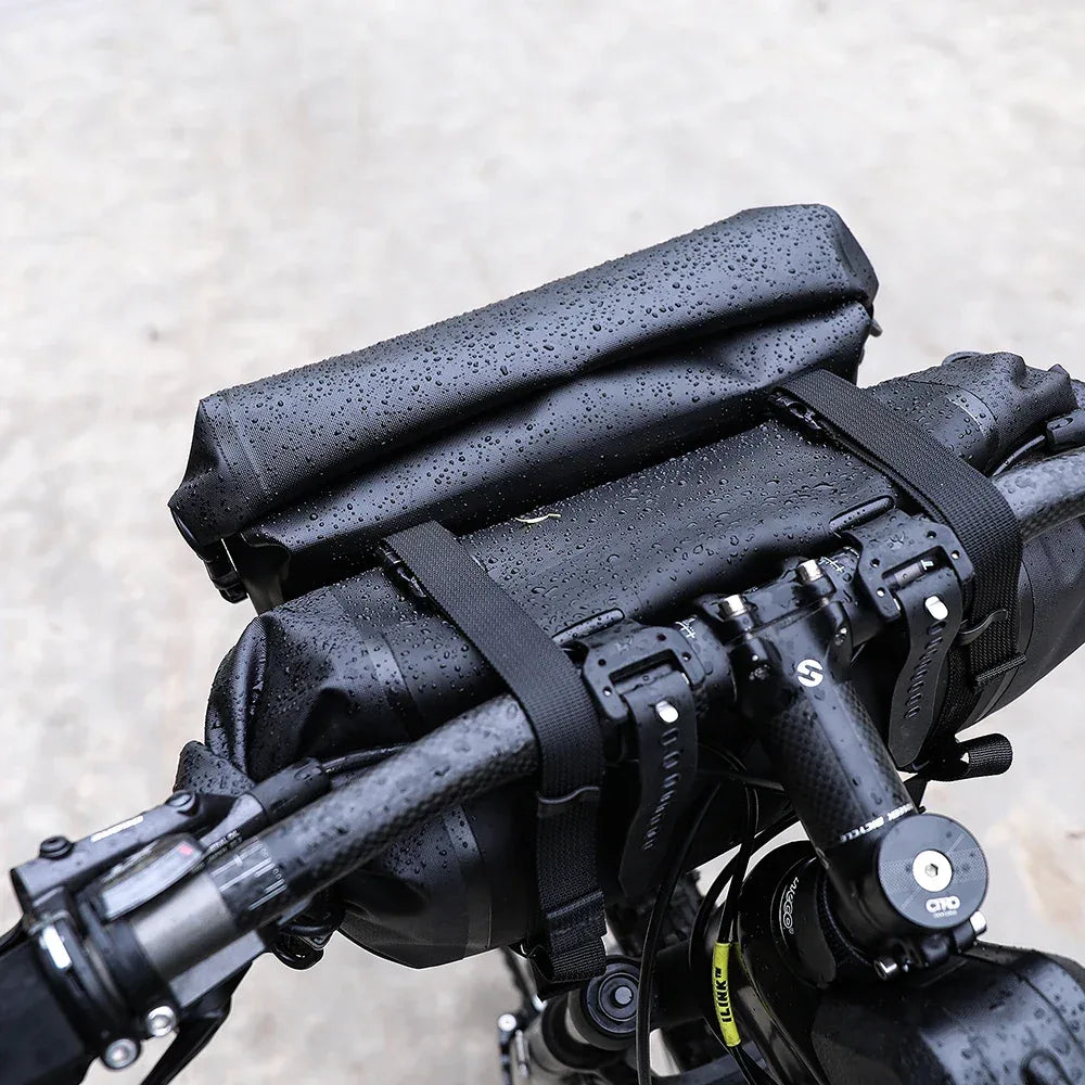 Rhinowalk Bike Handlebar Bag Waterproof Big Capacity 4L-12L  Frame Front Tube Cycling Bag Trunk Pannier Bike Accessories