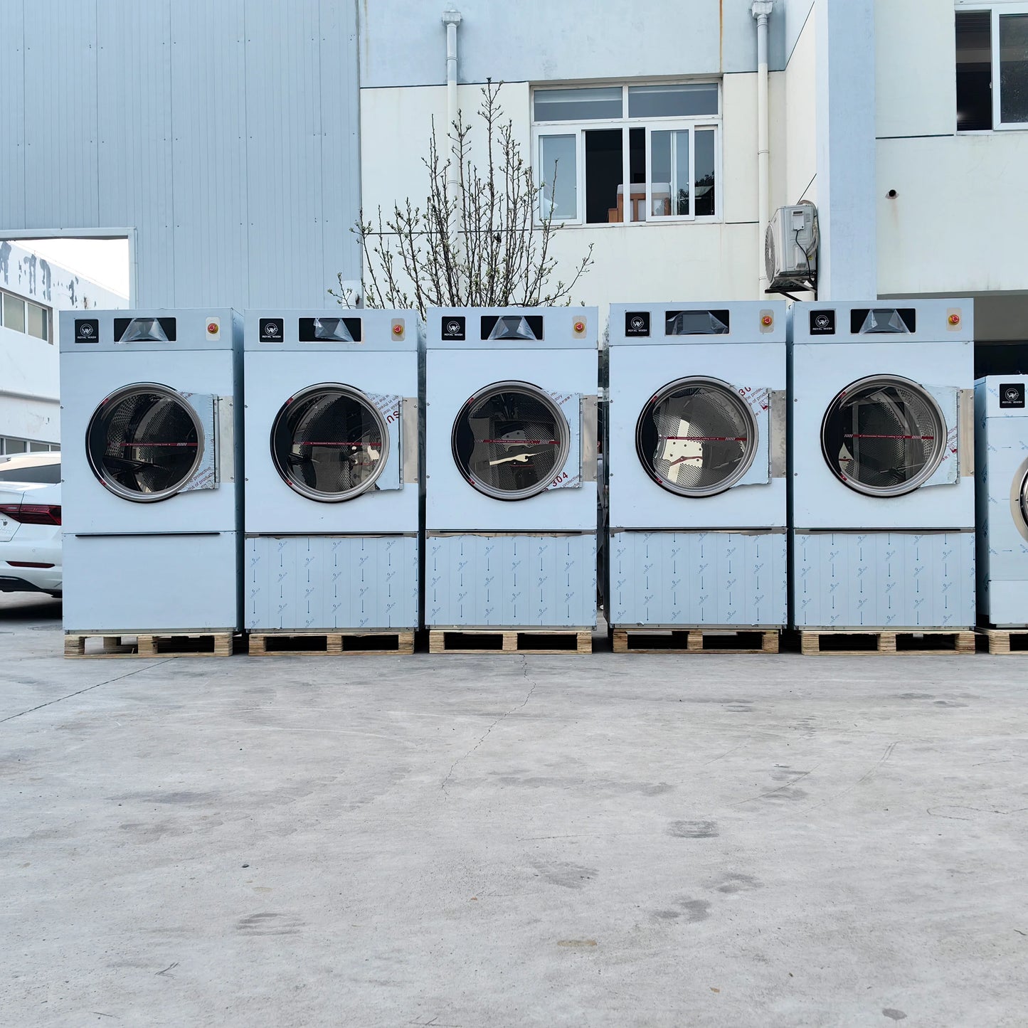 Commercial Electric Dryer Machine Fully Automatic Single Tumble Dryer Stainless Steel Condition New for Clothes Drying