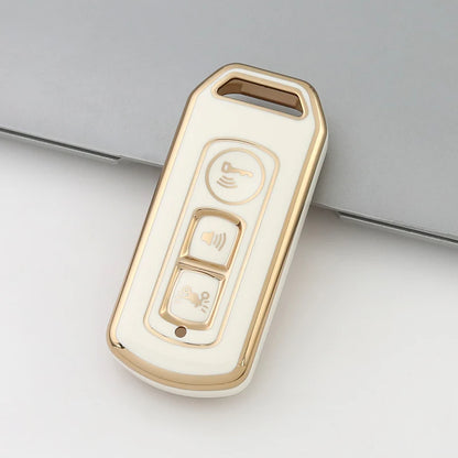 Premium Soft TPU Car Key Case Cover Shell for Honda Motorcycle PCX150 Click Vario 350 Ns125la Key Rings Keychain Bag Factory
