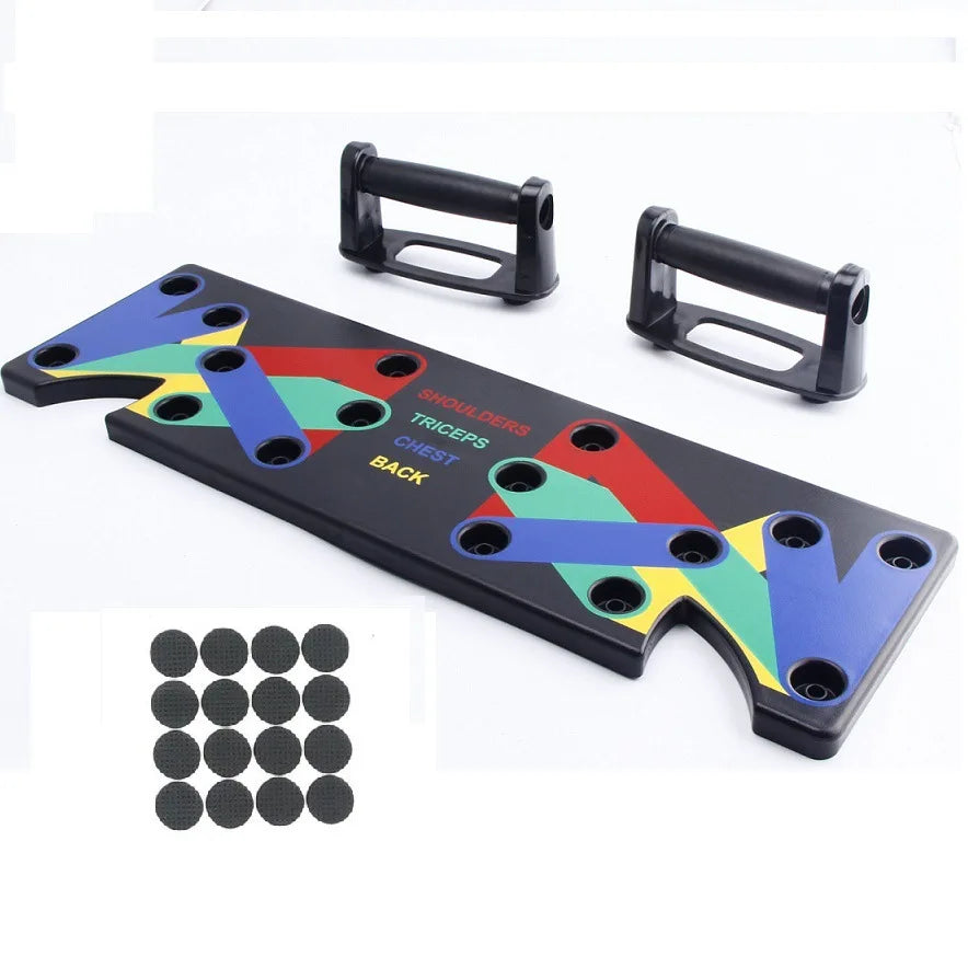 Multifunction Push-up Bars 9 in 1 System Push-up Board Vibration Plate with Push-up