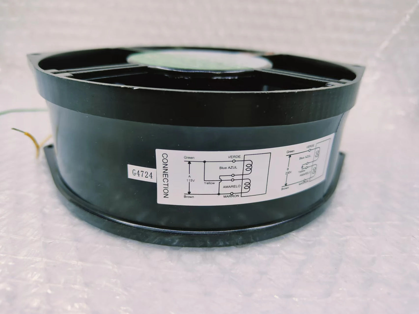 JEEK 5E-DVB-1 100-240v 50W 172X150X55mm Full Metal Industrial Ventilation Exhaust Fan with Ball Bearing OEM Supported