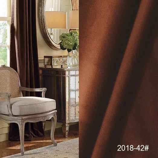 High Shading Velvet Blackout Curtain For Bedroom Insulating Modern Style Windows Living Room Curtain Home Decoration Custom Made