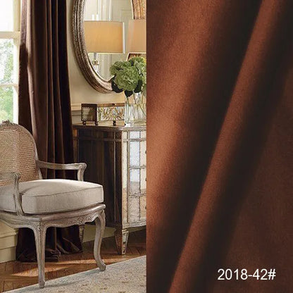 High Shading Velvet Blackout Curtain For Bedroom Insulating Modern Style Windows Living Room Curtain Home Decoration Custom Made