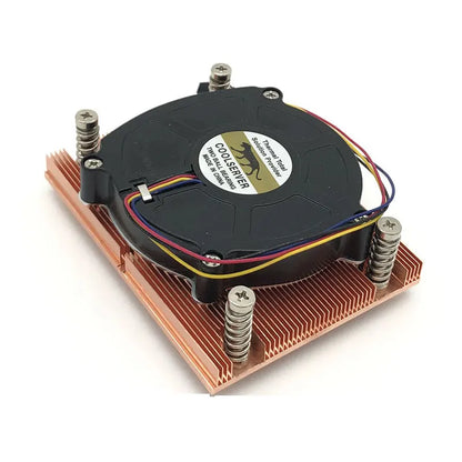 COOLSERVER P32 1U Cpu Server Cooler with 4PIN PWM Fans Quiet 12v 160w Turbo Radiator for AMD AM4 CPU Cooling System CPU Cooling