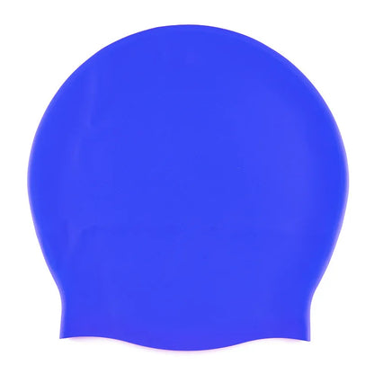 Plus Size Silicone Swim Cap Protective Swimming Caps Training Custom Swim Cap for Long Hair & Braids & Dreadlock