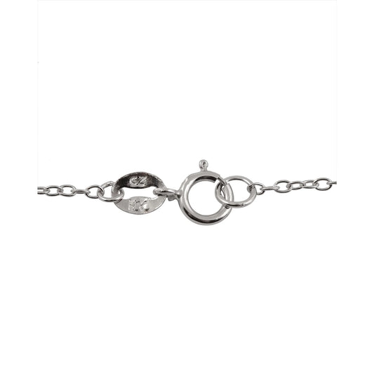 TD Collette Z Platinum Clear Pear with Round Cubic Zirconia Swirl Pendant Necklace Geometric Sterling Silver Rhodium Plating