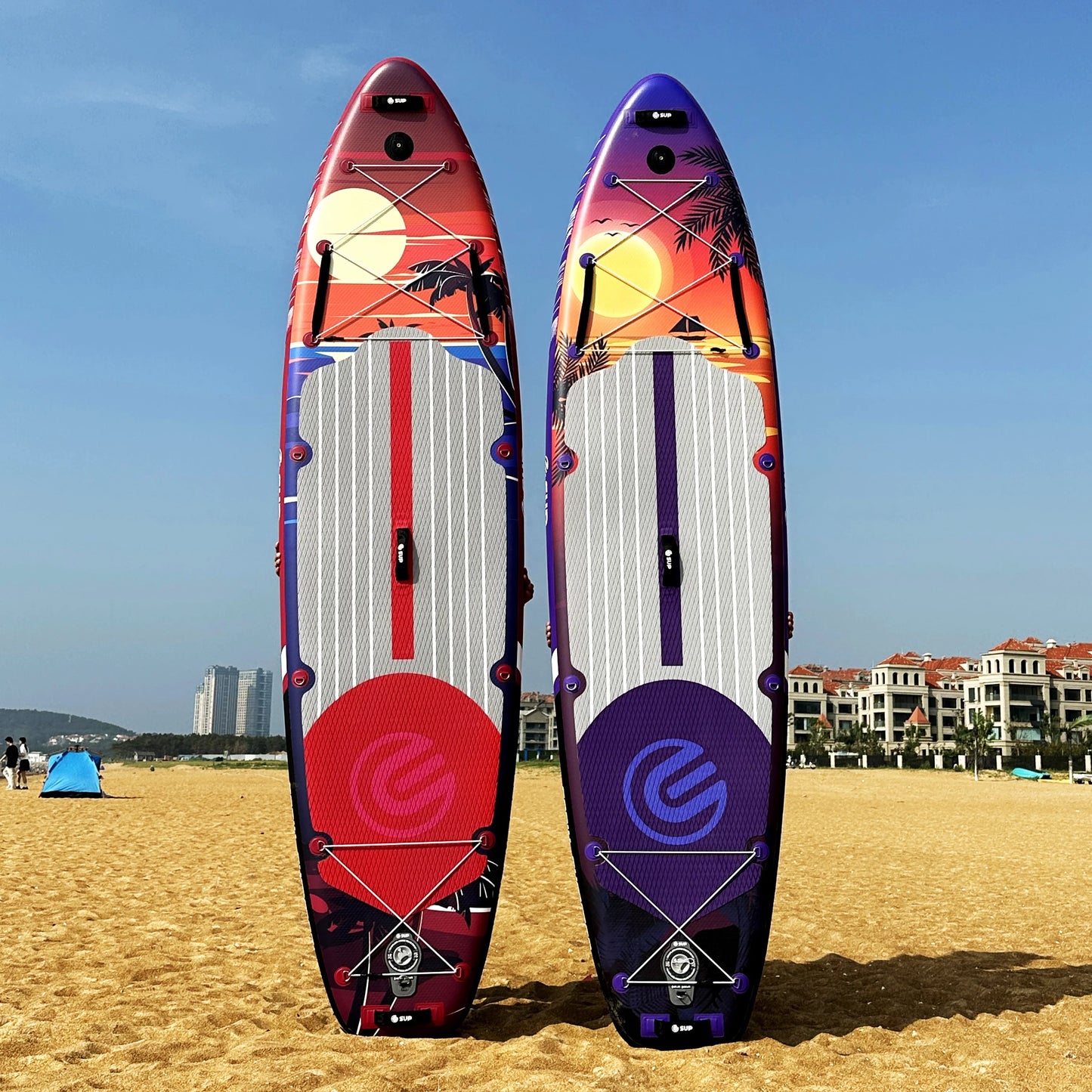 ESUP 11ft Double Wall Fabric Inflatable SUP Board PVC Premium Board for Expert Surfers Big Wave Board for Challenging Waters
