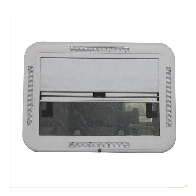 Hot Selling 500x500mm Modified Car Roof Window and Motorhome RV Skylight with LED Light