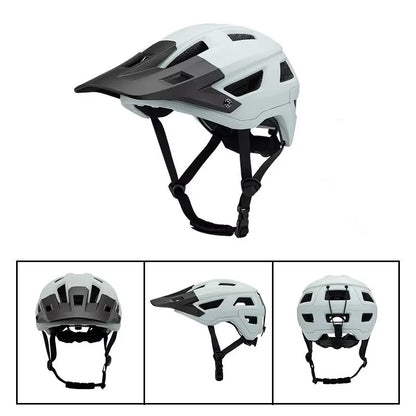 CE EN 1078 & CPSC Approved Unisex MTB Bike Helmet with Visor Mountain Bike Helmet Featuring PC Shell for Mtb Riding