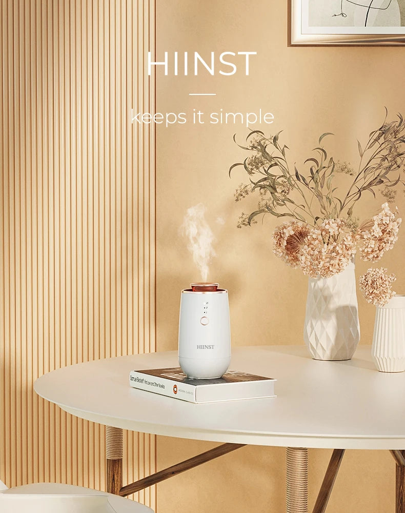 HIINST Waterless Diffuser for Essential Oil Luxury Aromatherapy Diffuser Rechargeable Aroma Diffuser for Home Room